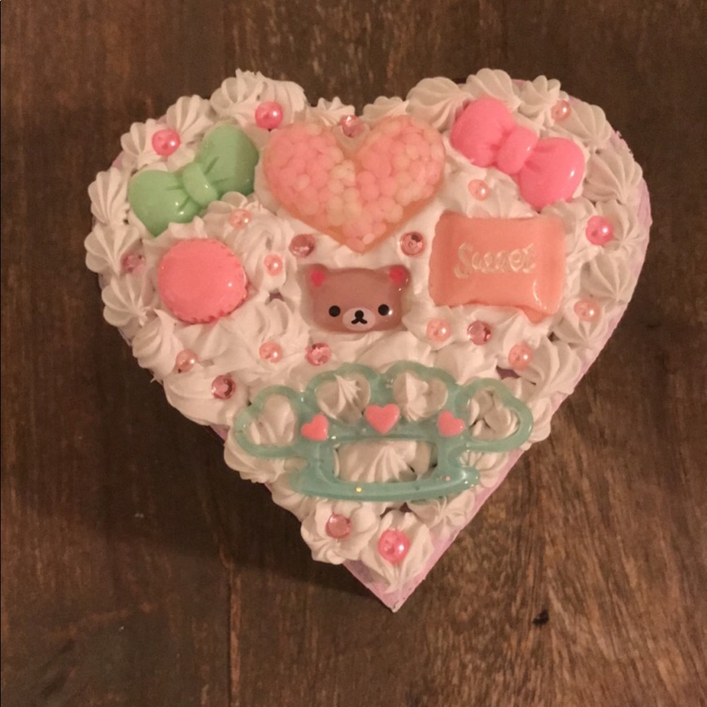 Decoden whip trinket box kawaii rilakkuma Sanrio